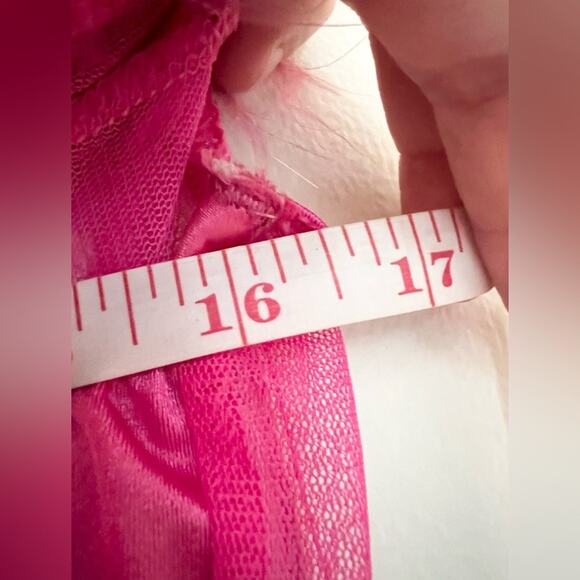 Vintage fembot furry fuzzy nightie lingerie slip barbiecore Barbie intimates - Picture 9 of 9